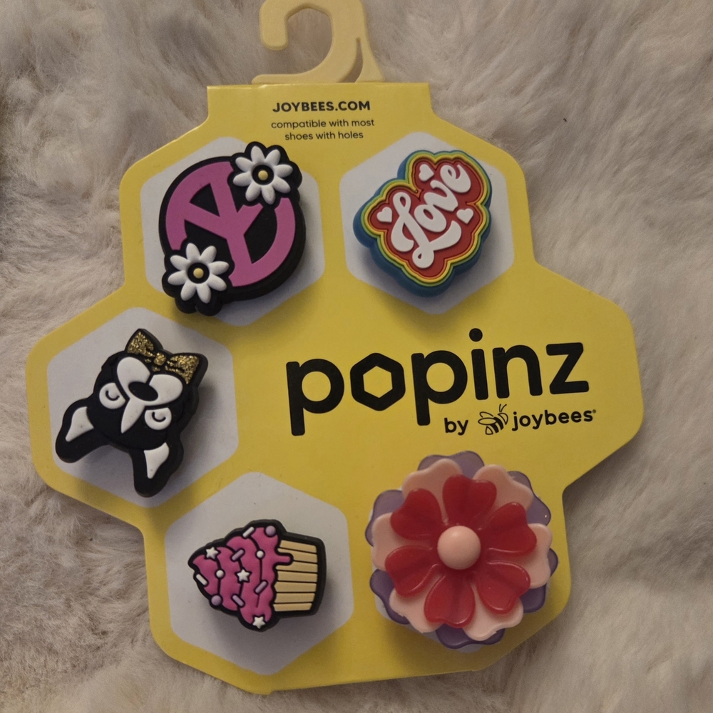 Joybees Popinz Kids Shoe Charms - Multicolor